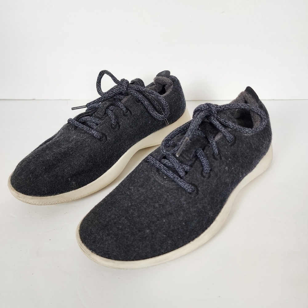 allbirds wool runners, gray, size 8